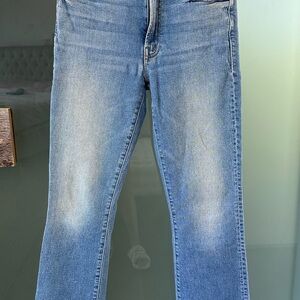 MOTHER Light Blue Straight Leg Jeans